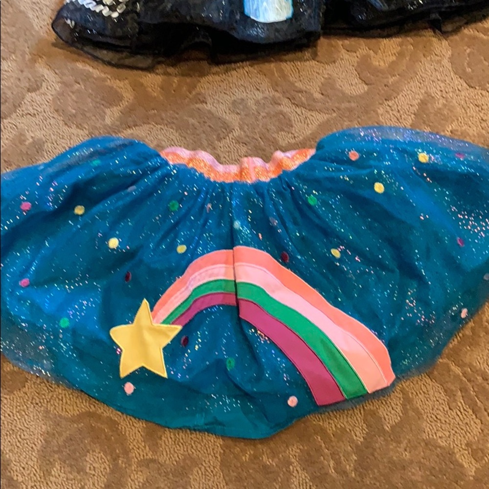 Girl Hanna Anderrson Blue Tulle Skirt Size 4